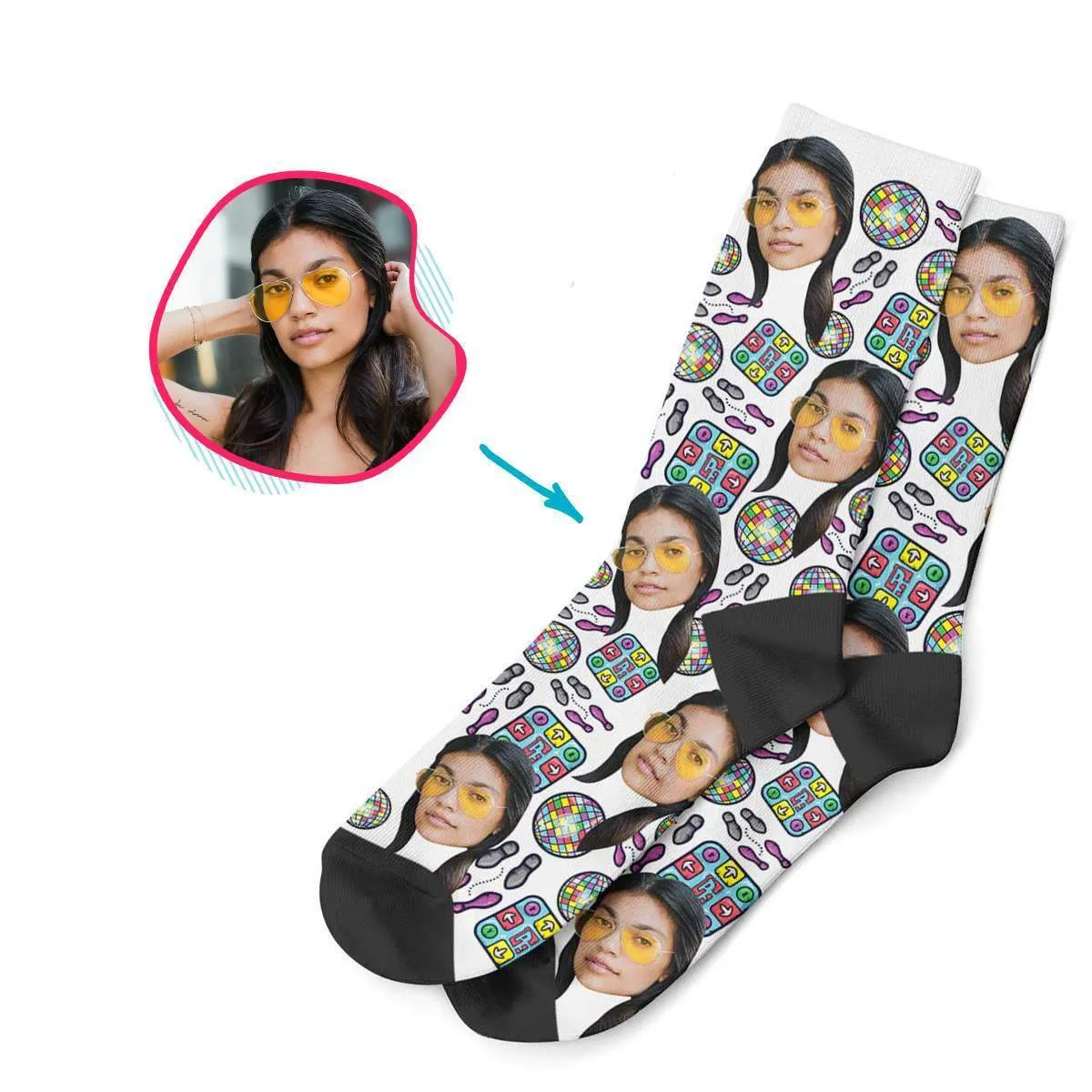 Dancing Personalized Socks